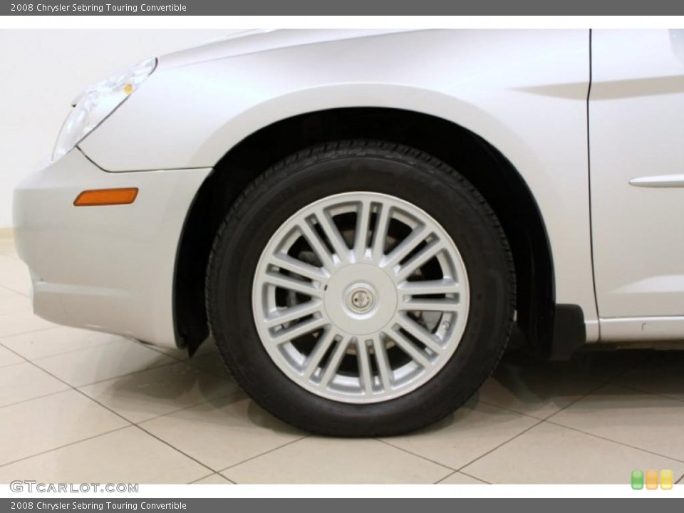 2008 Chrysler Sebring Touring Convertible Wheel and Tire Photo #49573330