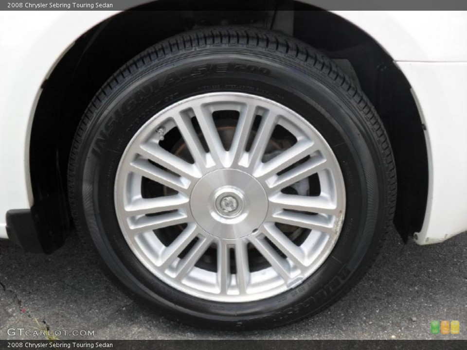 2008 Chrysler Sebring Touring Sedan Wheel and Tire Photo #49579429