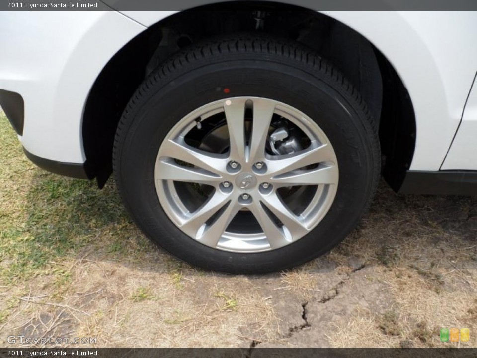 2011 Hyundai Santa Fe Limited Wheel and Tire Photo #49579657