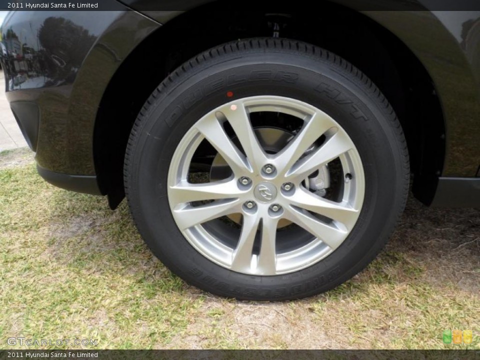 2011 Hyundai Santa Fe Limited Wheel and Tire Photo #49581355