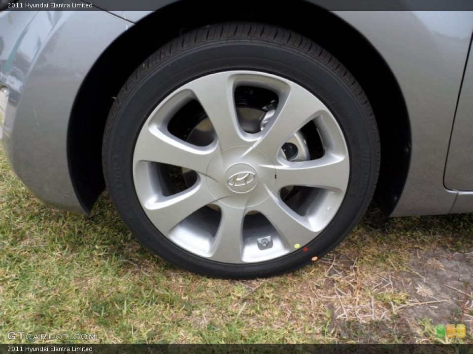 2011 Hyundai Elantra Limited Wheel and Tire Photo #49585882