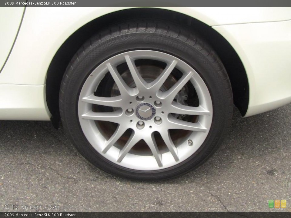 2009 Mercedes-Benz SLK 300 Roadster Wheel and Tire Photo #49587529