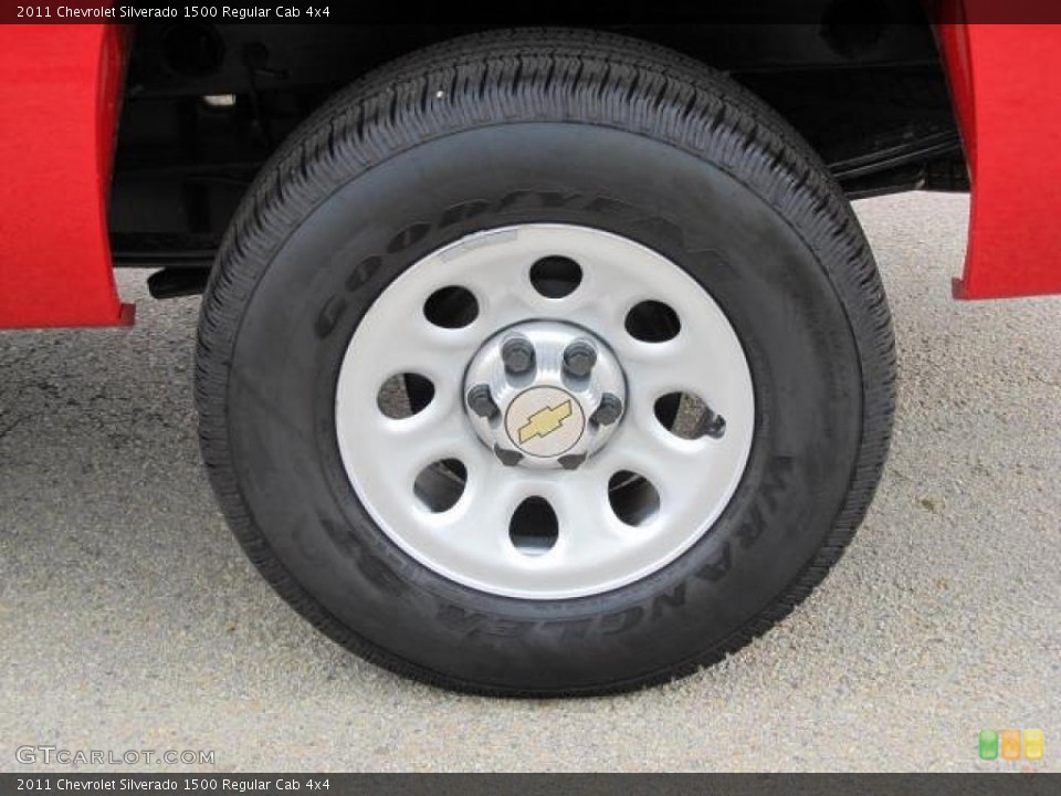 2011 Chevrolet Silverado 1500 Regular Cab 4x4 Wheel and Tire Photo #49590475