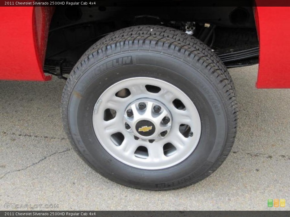 2011 Chevrolet Silverado 2500HD Regular Cab 4x4 Wheel and Tire Photo #49590940