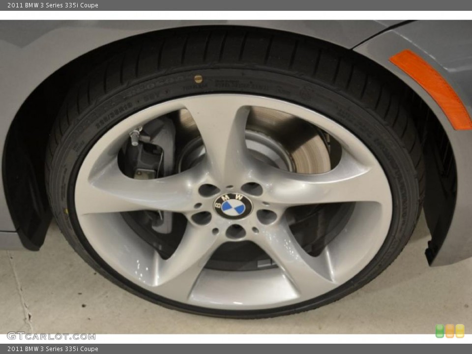 2011 BMW 3 Series 335i Coupe Wheel and Tire Photo #49594615