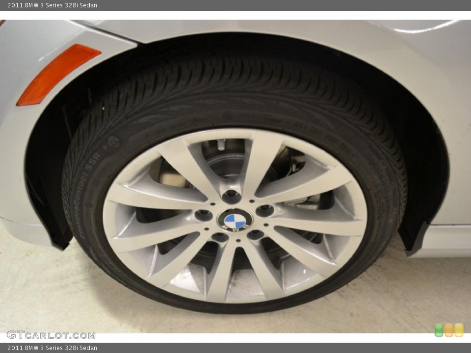 2011 BMW 3 Series 328i Sedan Wheel and Tire Photo #49597324