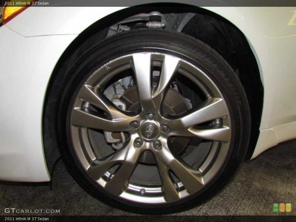 2011 Infiniti M 37 Sedan Wheel and Tire Photo #49597990