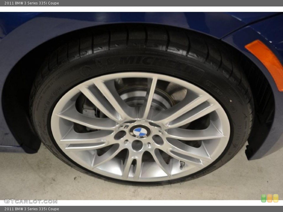 2011 BMW 3 Series 335i Coupe Wheel and Tire Photo #49600744