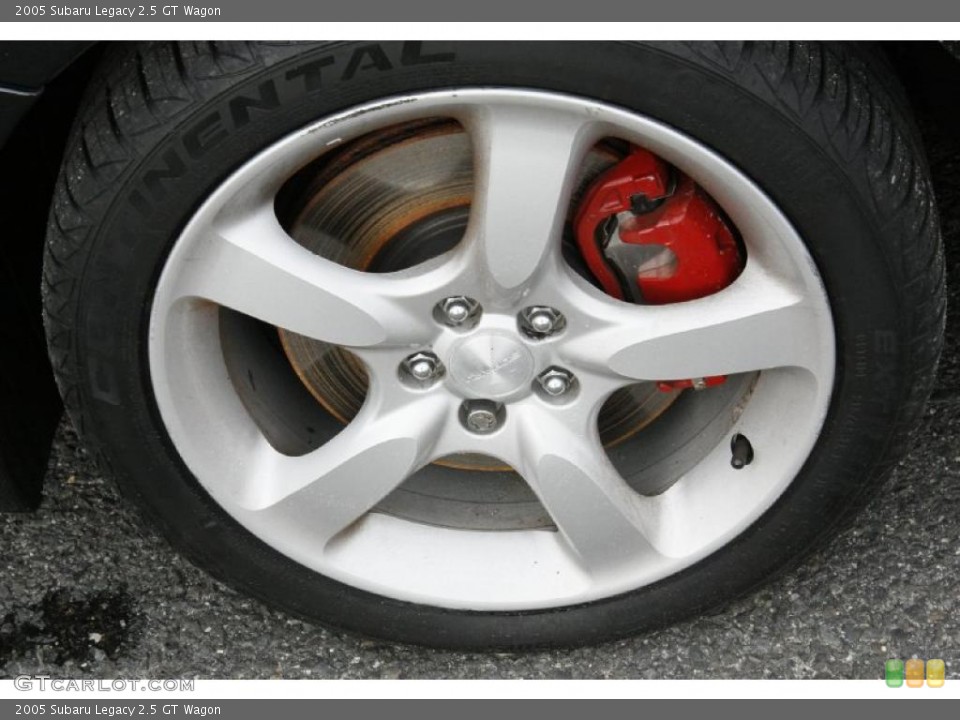 2005 Subaru Legacy 2.5 GT Wagon Wheel and Tire Photo #49601239