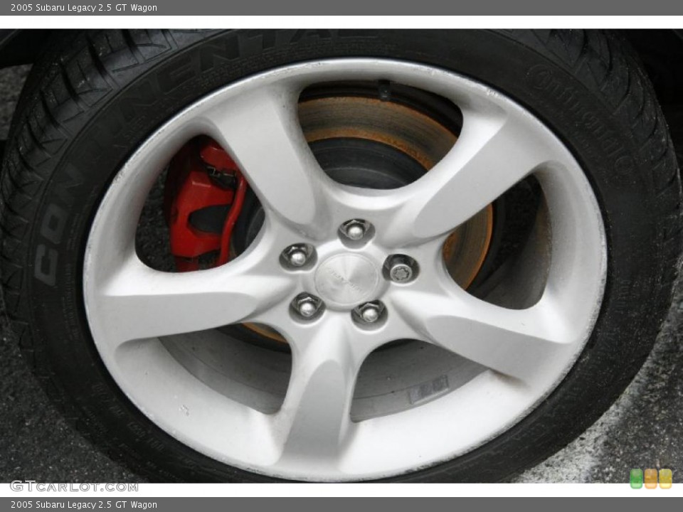 2005 Subaru Legacy 2.5 GT Wagon Wheel and Tire Photo #49601254