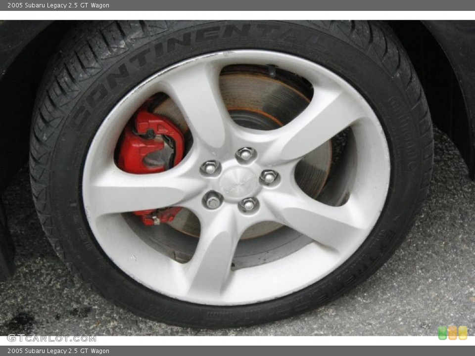 2005 Subaru Legacy 2.5 GT Wagon Wheel and Tire Photo #49601272