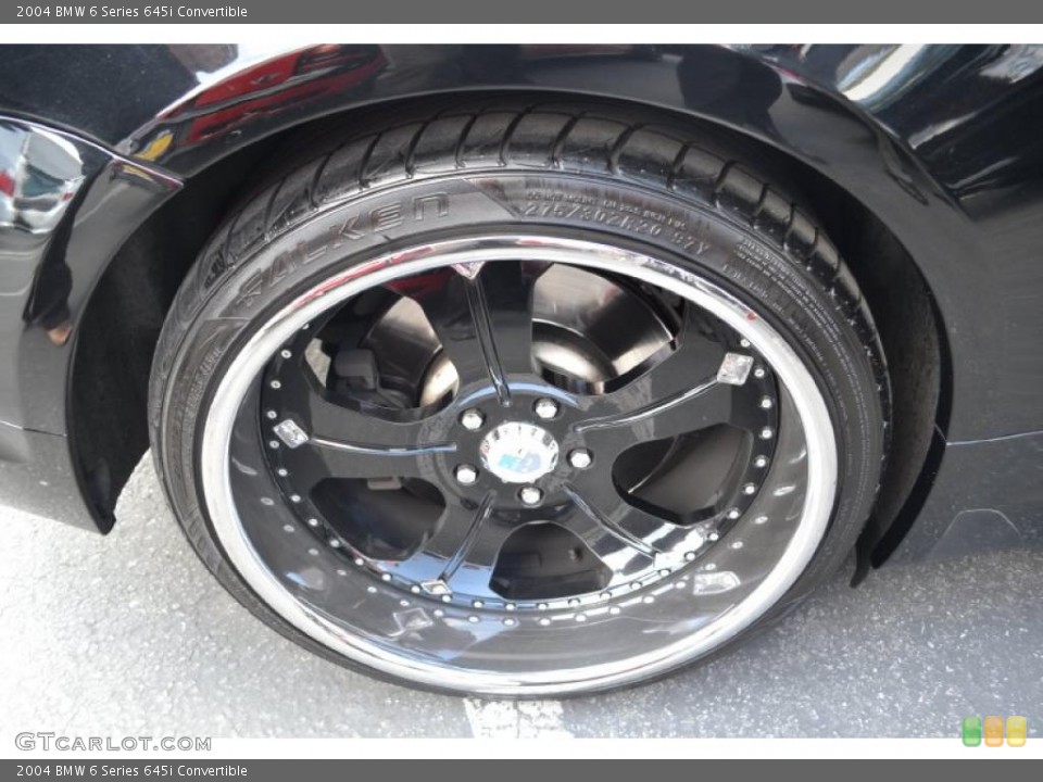 2004 BMW 6 Series Custom Wheel and Tire Photo #49601276