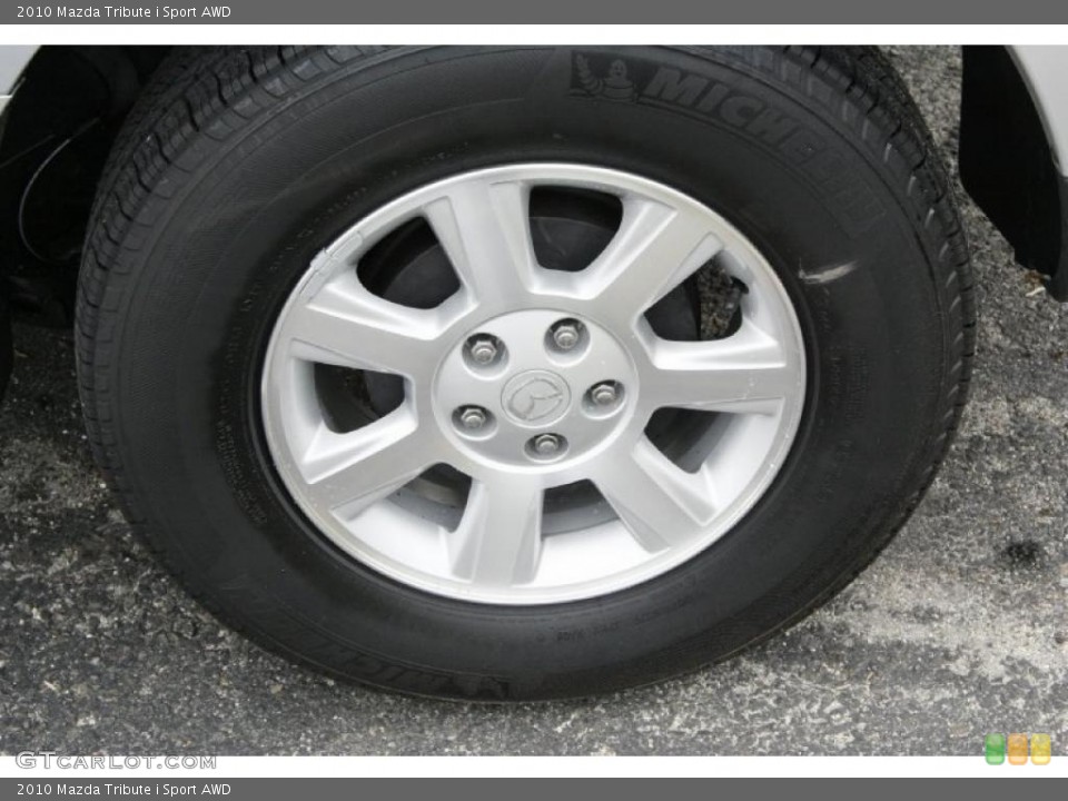 2010 Mazda Tribute i Sport AWD Wheel and Tire Photo #49601623