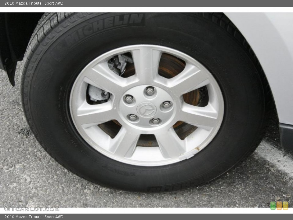 2010 Mazda Tribute i Sport AWD Wheel and Tire Photo #49601635