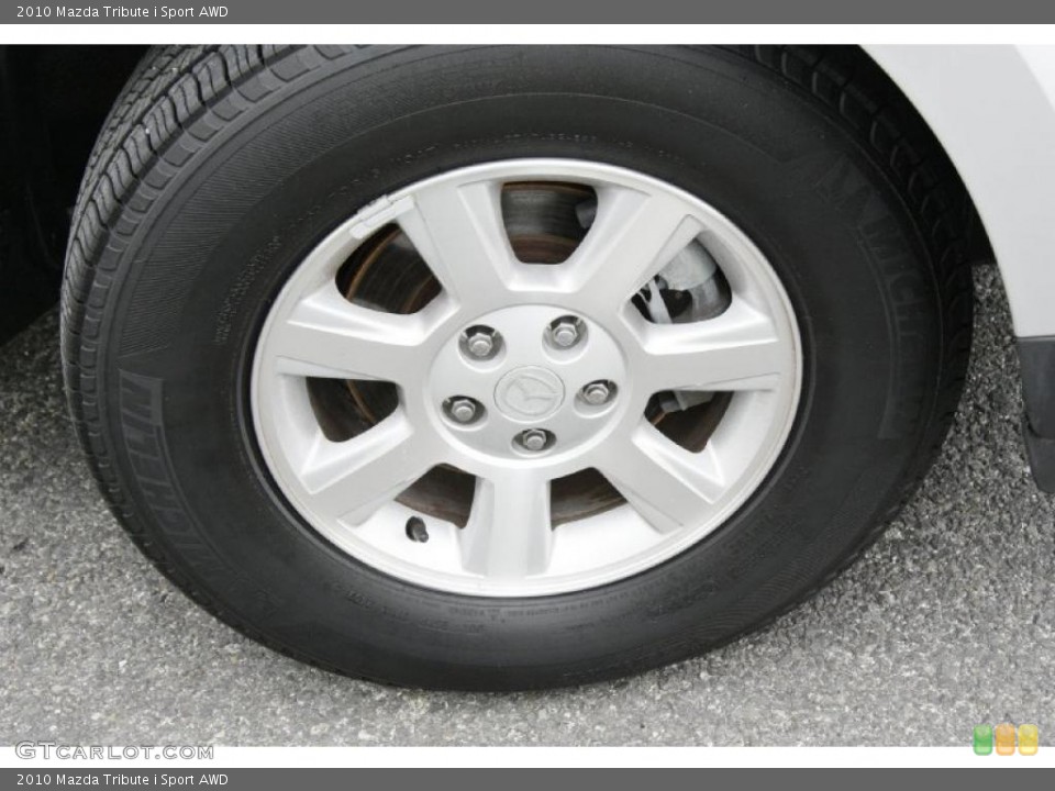 2010 Mazda Tribute i Sport AWD Wheel and Tire Photo #49601647