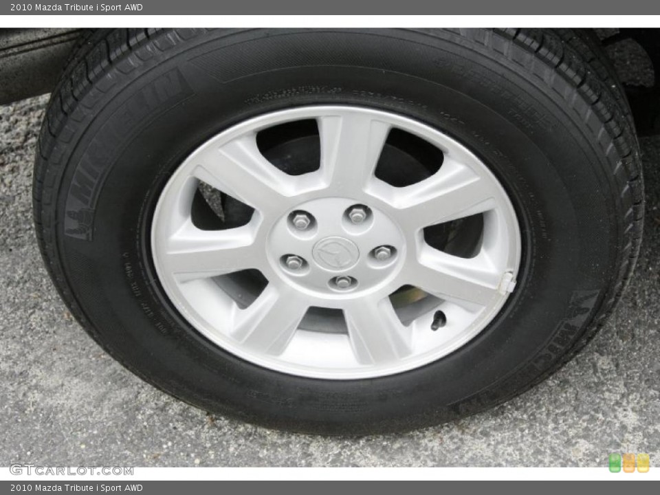 2010 Mazda Tribute i Sport AWD Wheel and Tire Photo #49601665