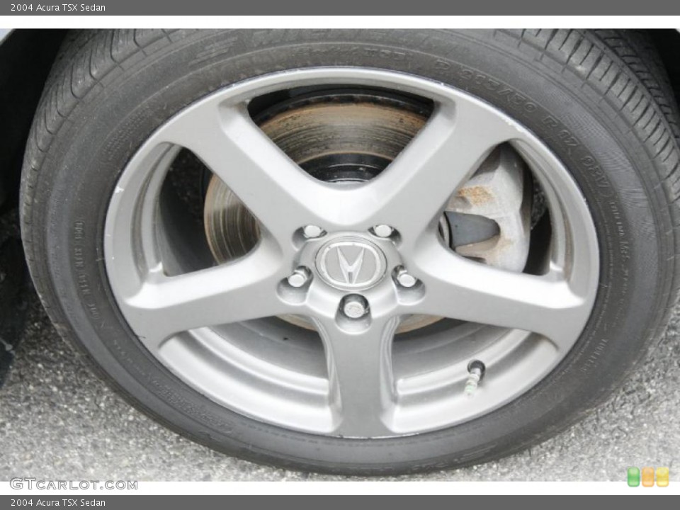 2004 Acura TSX Sedan Wheel and Tire Photo #49604152