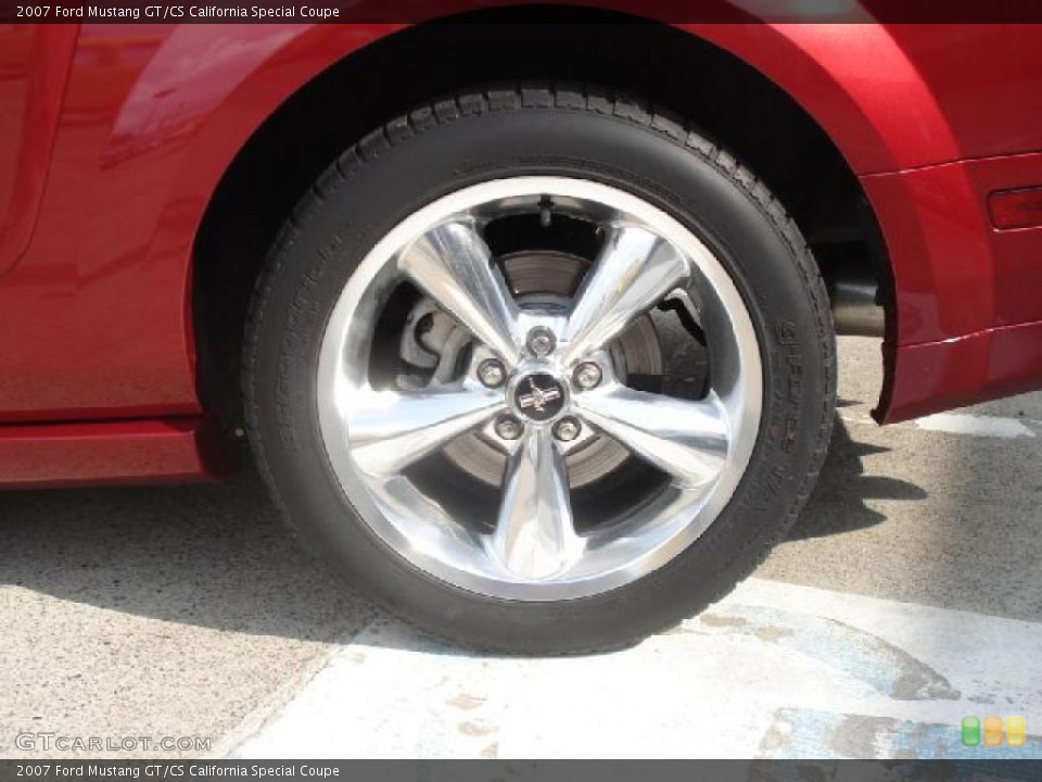 2007 Ford Mustang GT/CS California Special Coupe Wheel and Tire Photo #49606753