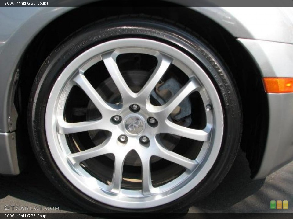 2006 Infiniti G 35 Coupe Wheel and Tire Photo #49609189