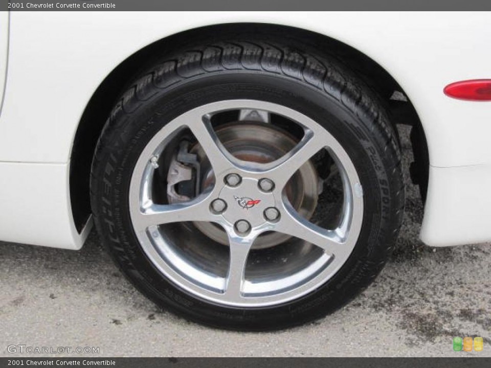 2001 Chevrolet Corvette Convertible Wheel and Tire Photo #49613089