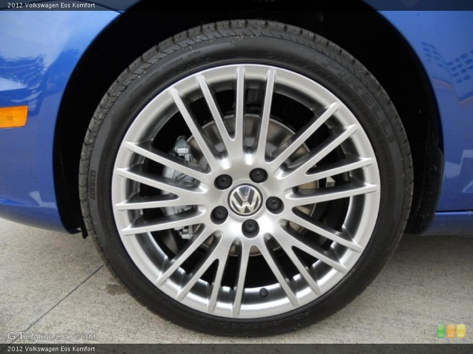 2012 Volkswagen Eos Komfort Wheel and Tire Photo #49613290