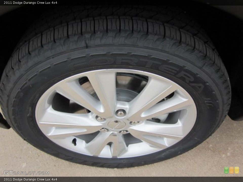 2011 Dodge Durango Crew Lux 4x4 Wheel and Tire Photo #49613779