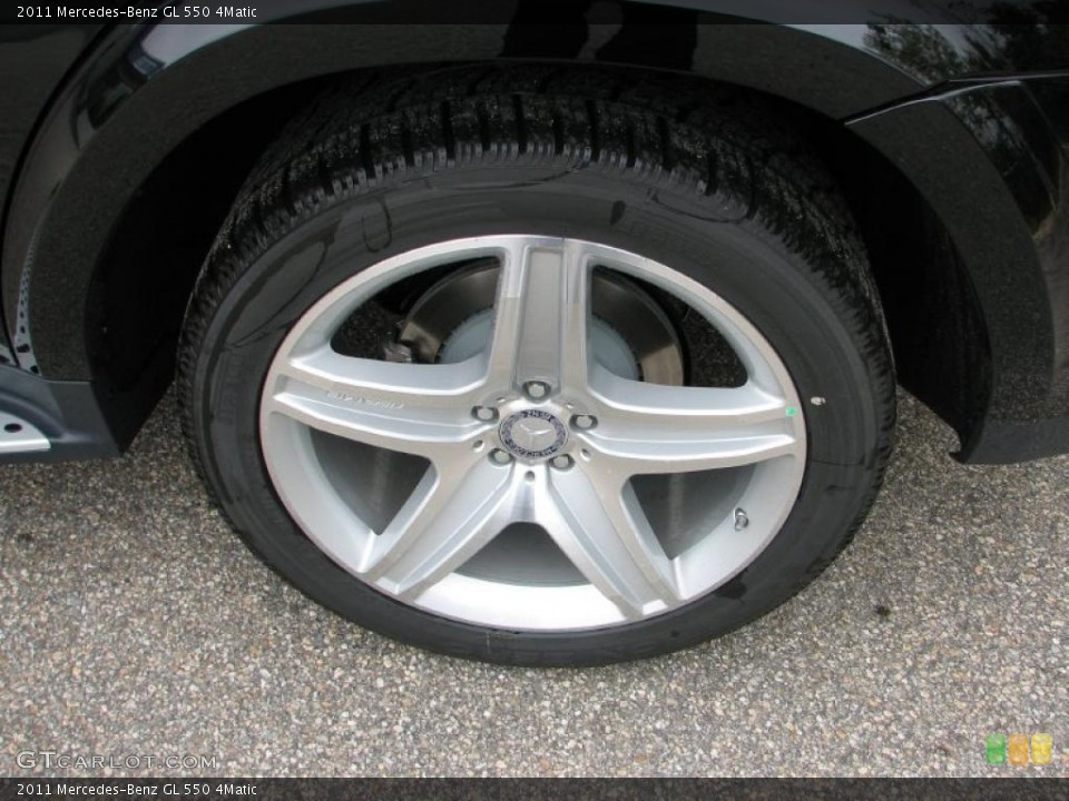 2011 Mercedes-Benz GL 550 4Matic Wheel and Tire Photo #49615036