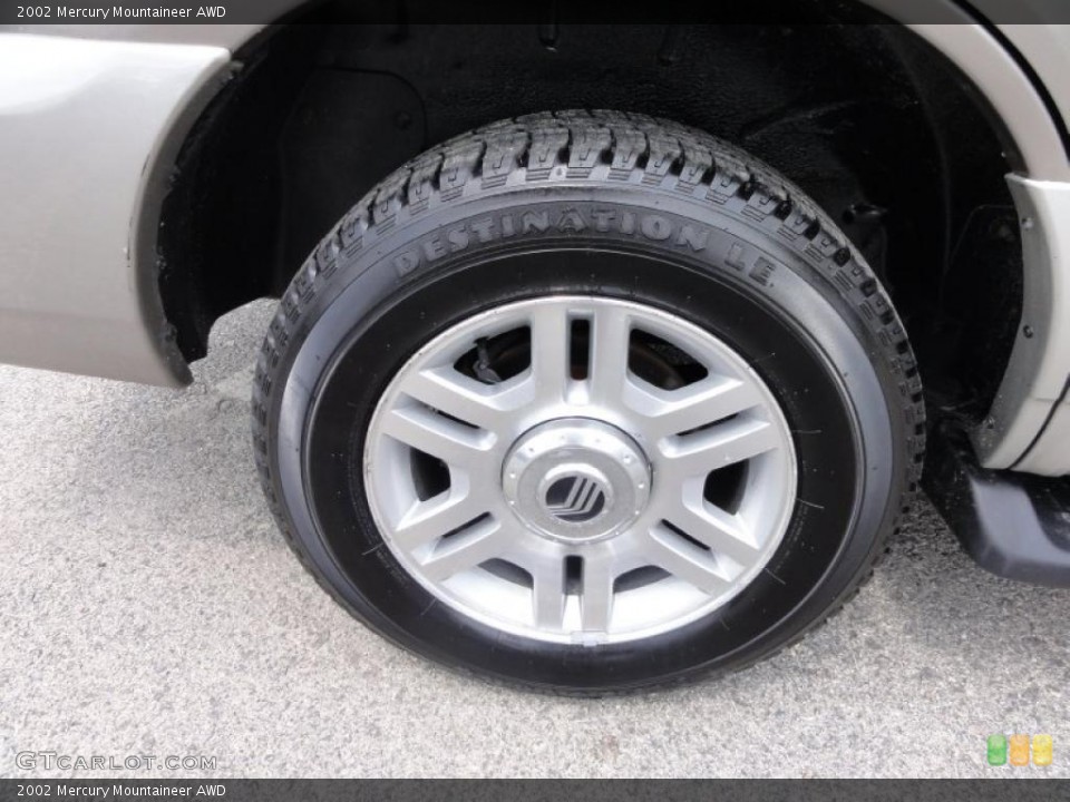 2002 Mercury Mountaineer AWD Wheel and Tire Photo #49619782