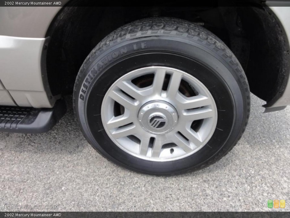 2002 Mercury Mountaineer AWD Wheel and Tire Photo #49619800