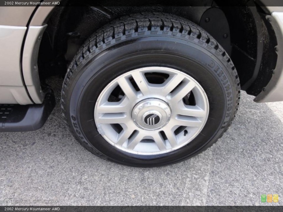 2002 Mercury Mountaineer AWD Wheel and Tire Photo #49619902