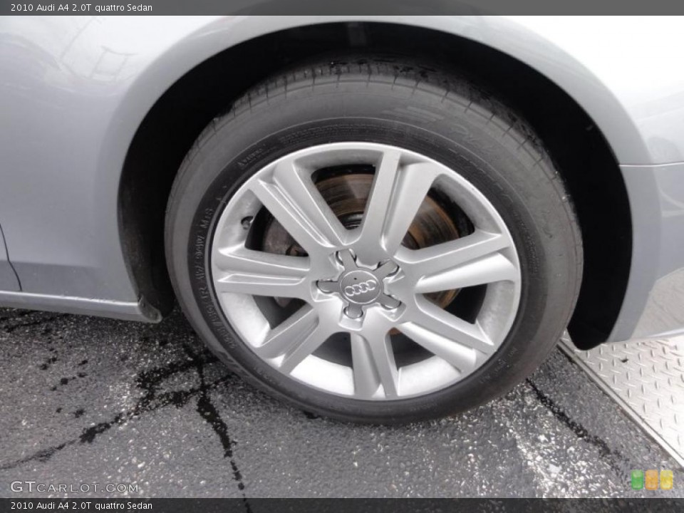 2010 Audi A4 2.0T quattro Sedan Wheel and Tire Photo #49625518