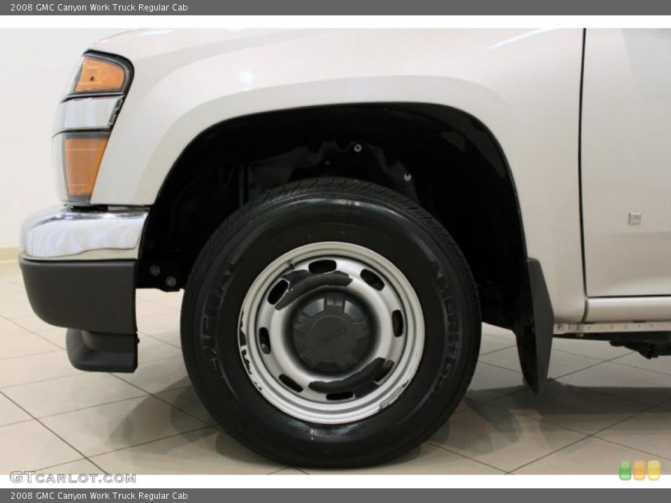 2008 GMC Canyon Work Truck Regular Cab Wheel and Tire Photo #49626835