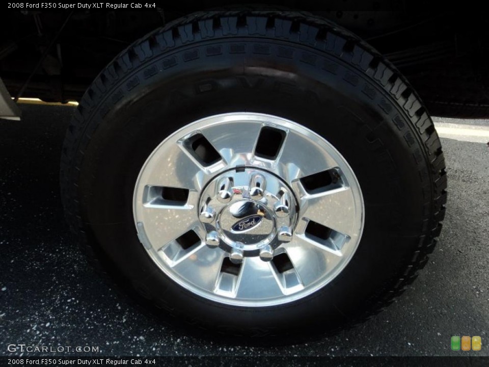 2008 Ford F350 Super Duty XLT Regular Cab 4x4 Wheel and Tire Photo #49628086