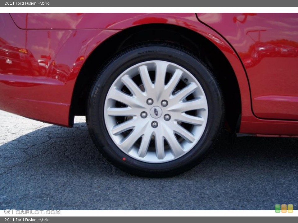 2011 Ford Fusion Hybrid Wheel and Tire Photo #49633019
