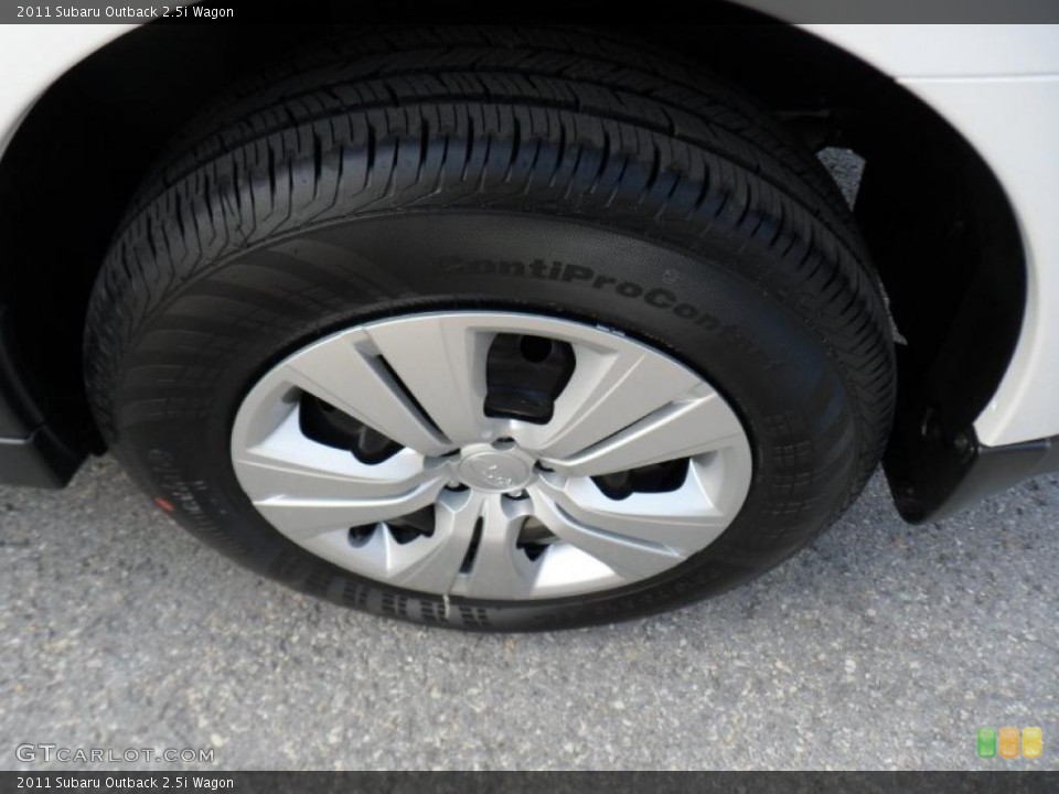 2011 Subaru Outback 2.5i Wagon Wheel and Tire Photo #49641950