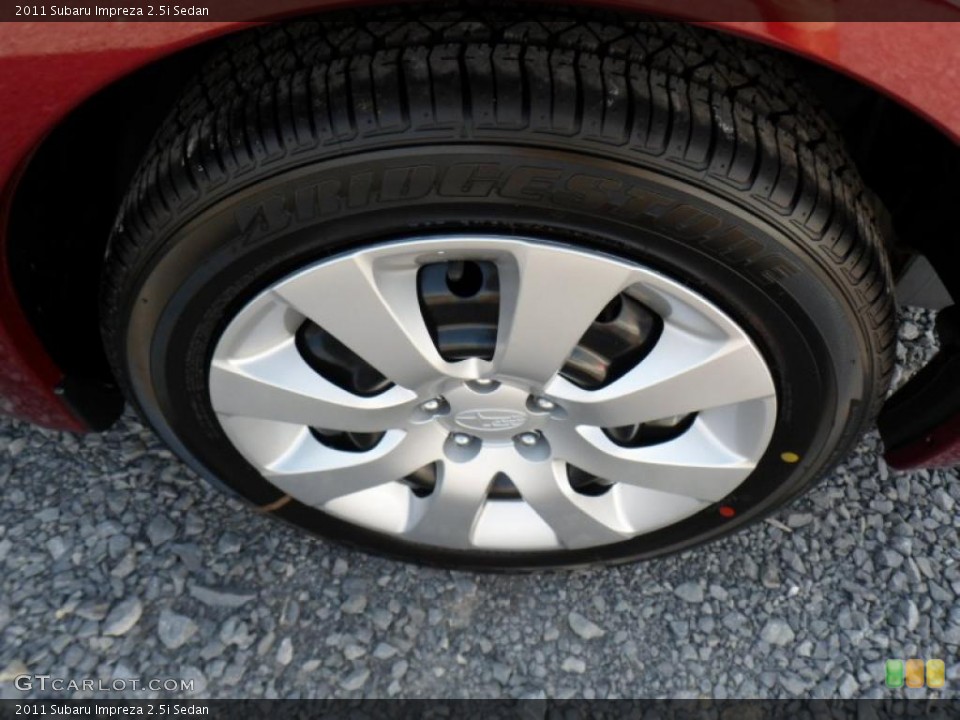2011 Subaru Impreza 2.5i Sedan Wheel and Tire Photo #49643555