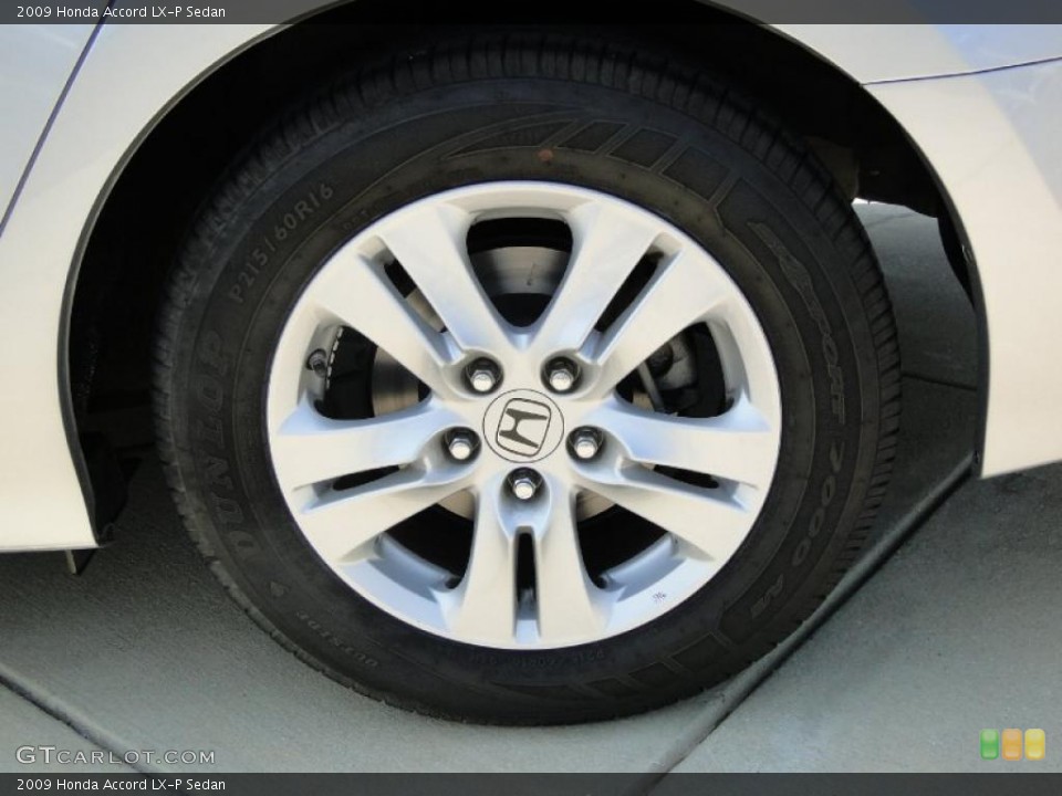 2009 Honda Accord LX-P Sedan Wheel and Tire Photo #49649978