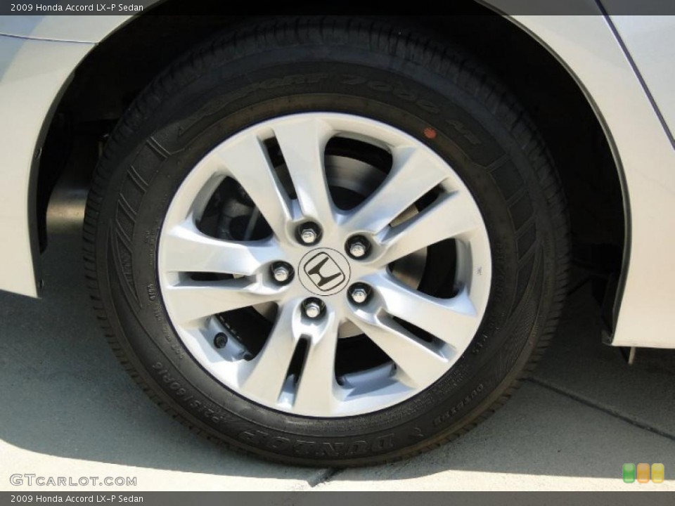 2009 Honda Accord LX-P Sedan Wheel and Tire Photo #49649981