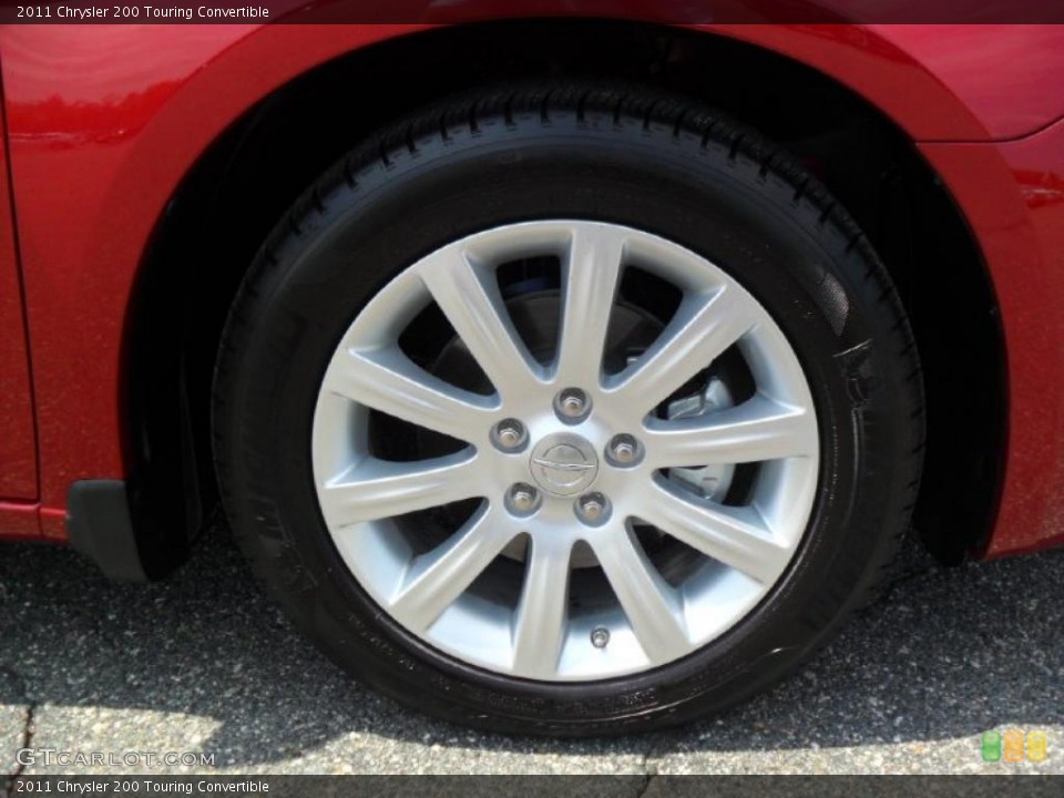 2011 Chrysler 200 Touring Convertible Wheel and Tire Photo #49653246