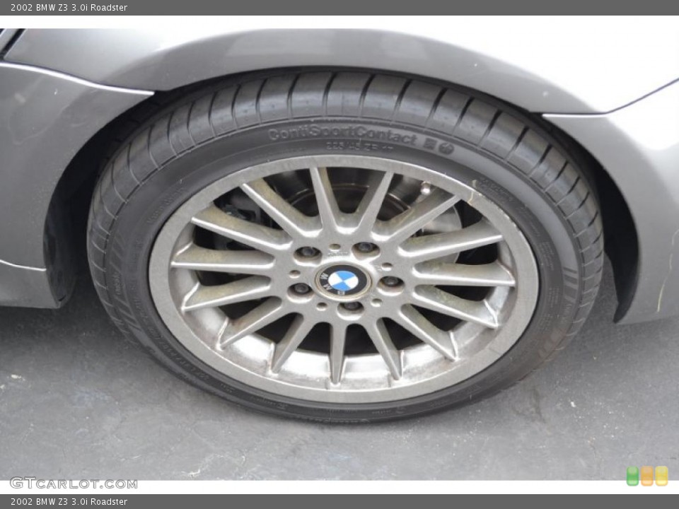 2002 BMW Z3 3.0i Roadster Wheel and Tire Photo #49657969