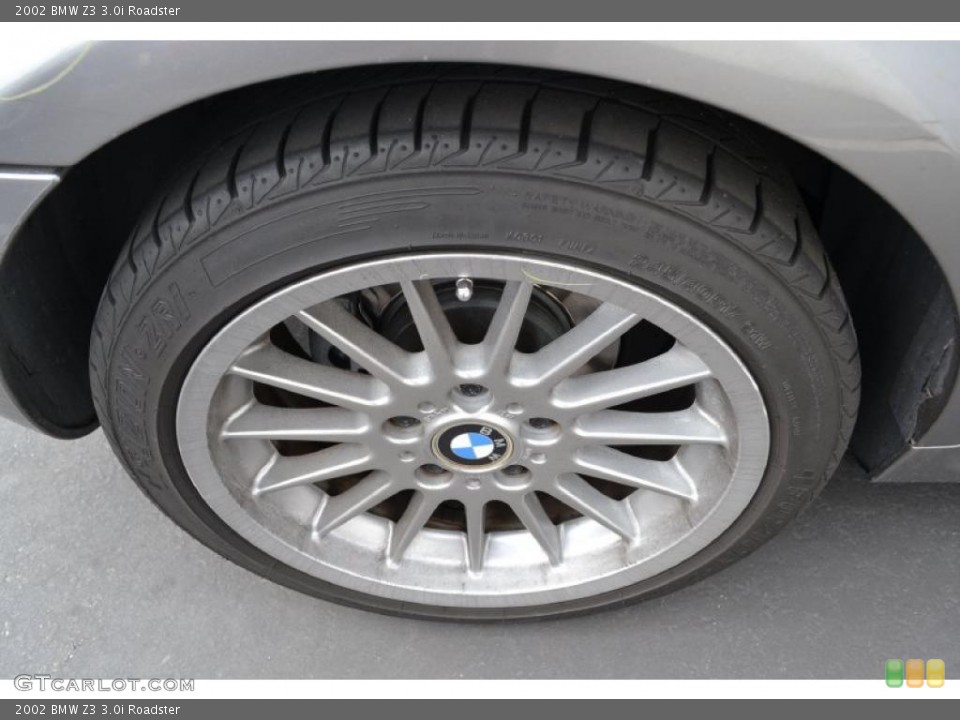 2002 BMW Z3 3.0i Roadster Wheel and Tire Photo #49658026