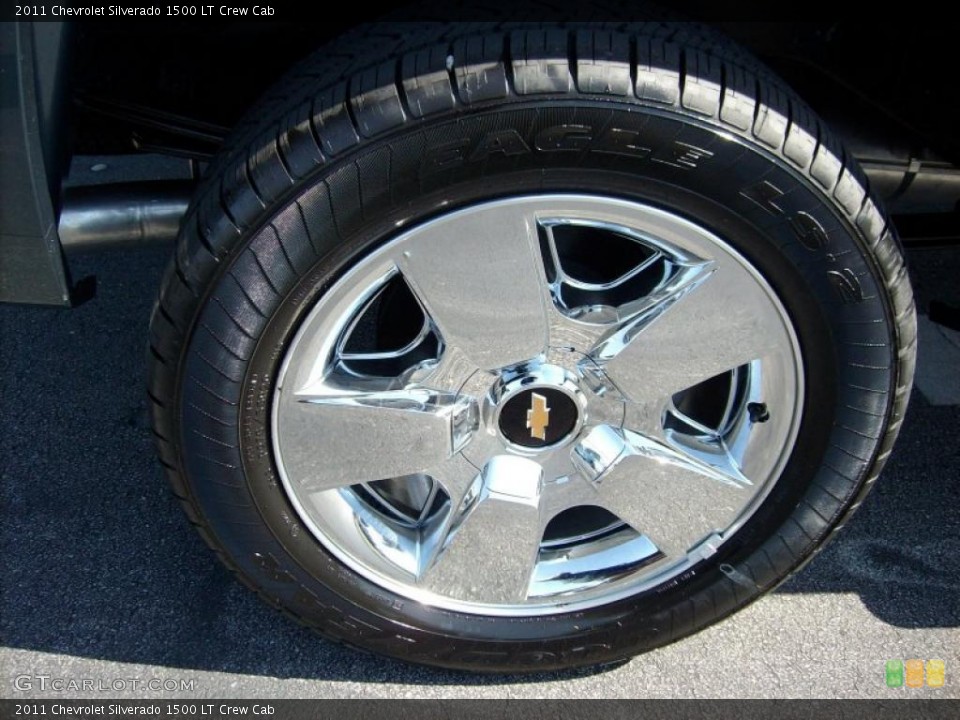 2011 Chevrolet Silverado 1500 LT Crew Cab Wheel and Tire Photo #49658260