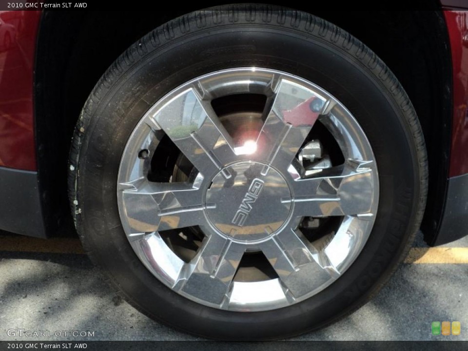 2010 GMC Terrain SLT AWD Wheel and Tire Photo #49658890