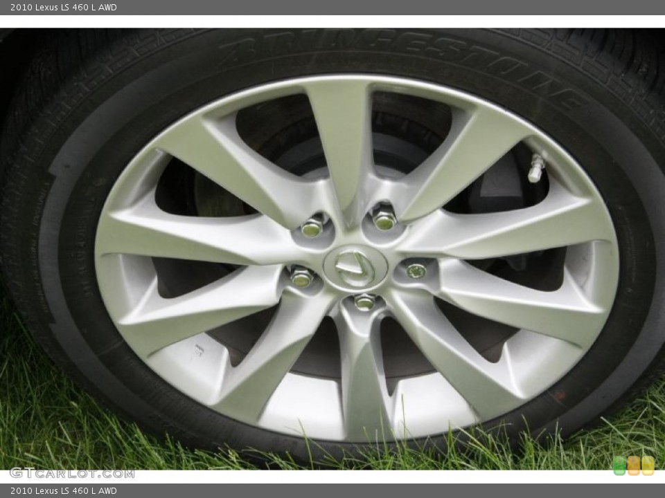 2010 Lexus LS 460 L AWD Wheel and Tire Photo #49661479