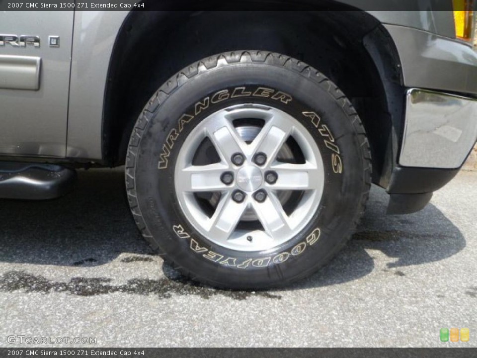 2007 GMC Sierra 1500 Z71 Extended Cab 4x4 Wheel and Tire Photo #49662895