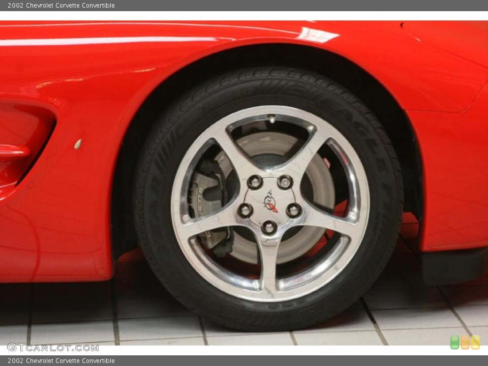 2002 Chevrolet Corvette Convertible Wheel and Tire Photo #49687608