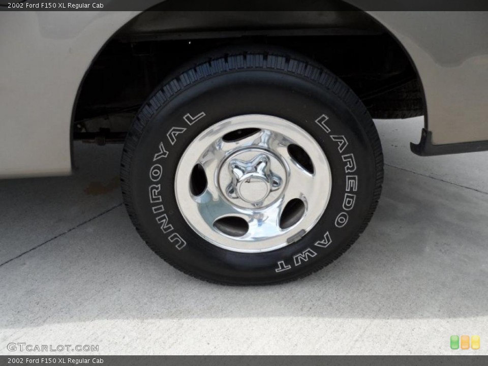 2002 Ford F150 XL Regular Cab Wheel and Tire Photo #49692577