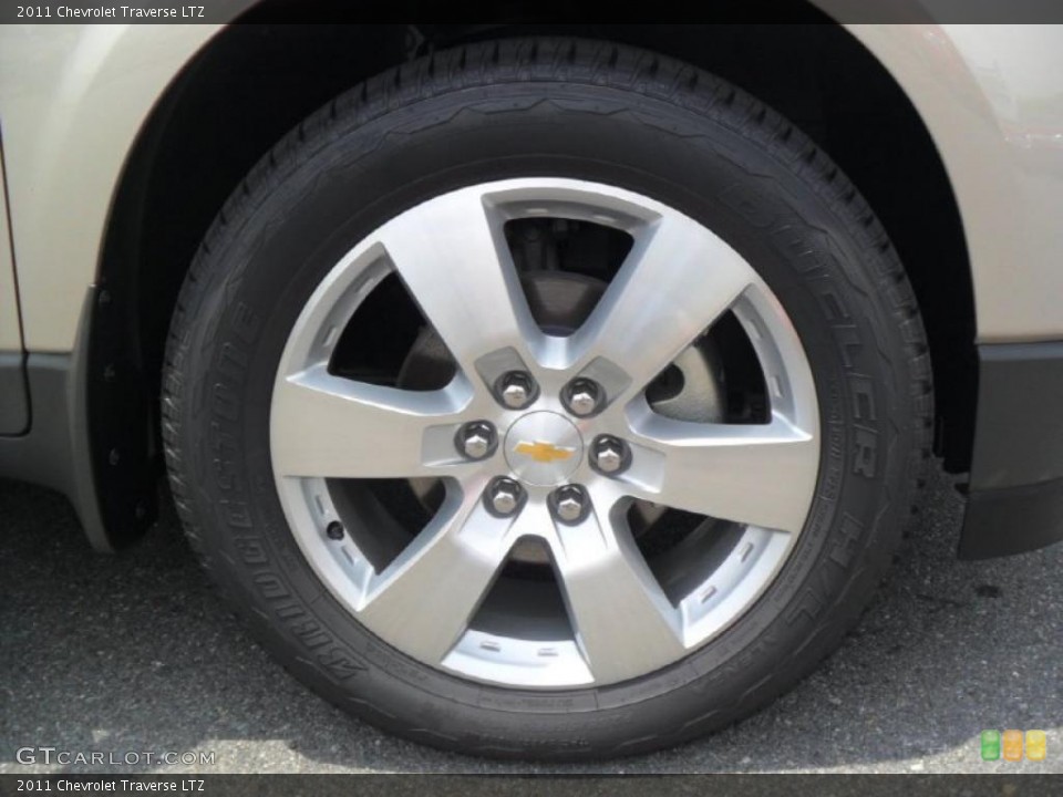 2011 Chevrolet Traverse LTZ Wheel and Tire Photo #49698043