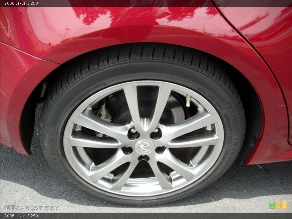 2008 Lexus IS 250 Wheel and Tire Photo #49698073