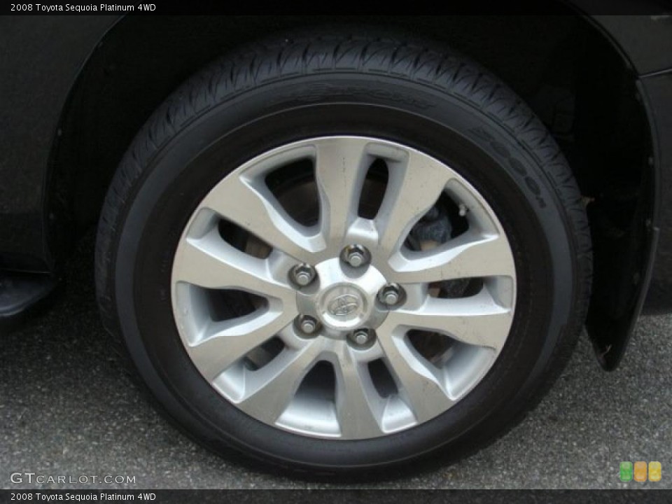 2008 Toyota Sequoia Platinum 4WD Wheel and Tire Photo #49698577
